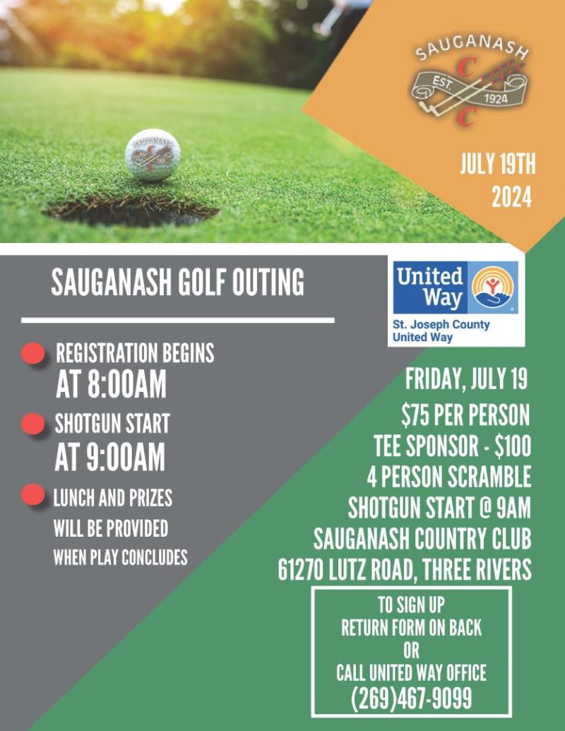 Sauganash Golf Outing St. Joseph County United Way