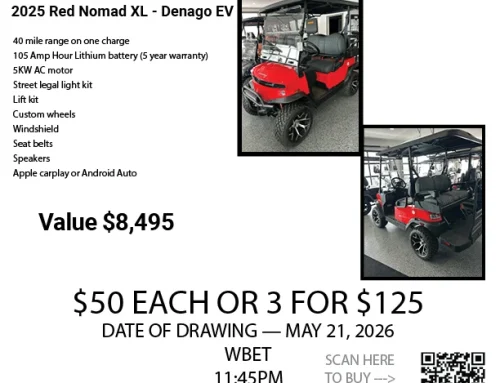 Golf Cart Raffle Flyer